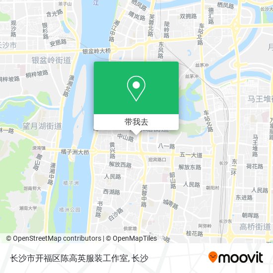 长沙市开福区陈高英服装工作室地图