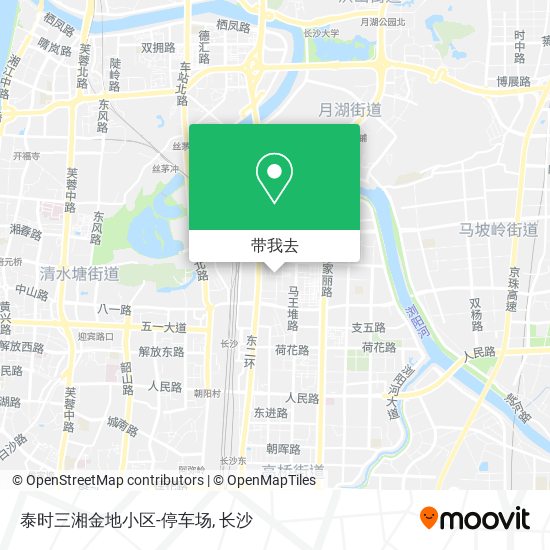 泰时三湘金地小区-停车场地图