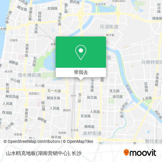 山水鸥克地板(湖南营销中心)地图