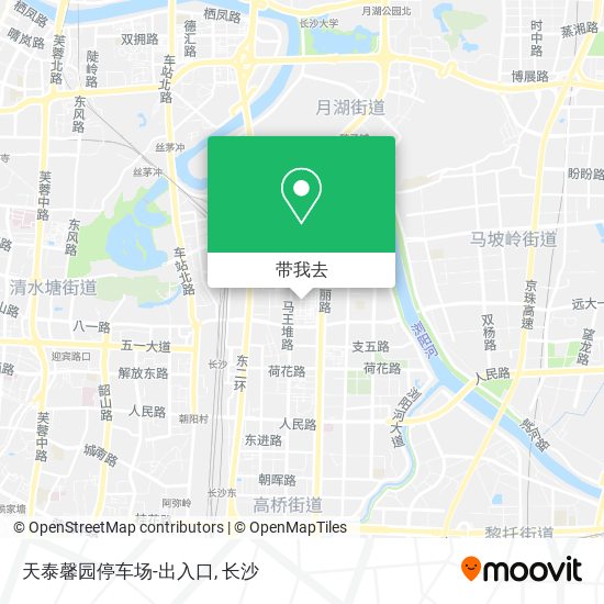 天泰馨园停车场-出入口地图