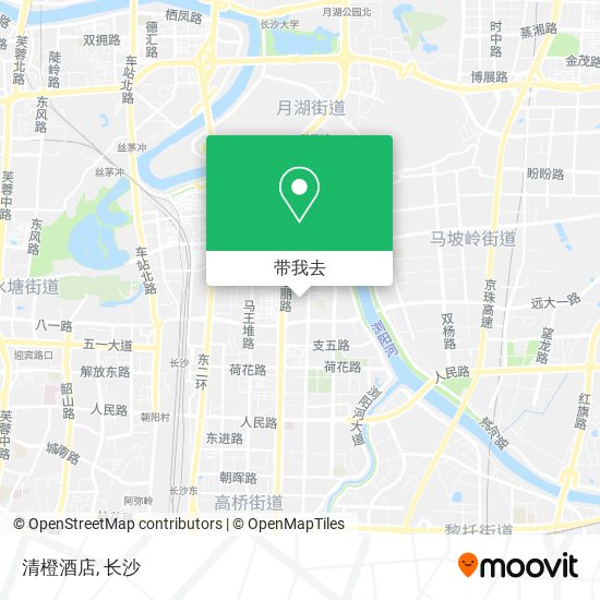 清橙酒店地图
