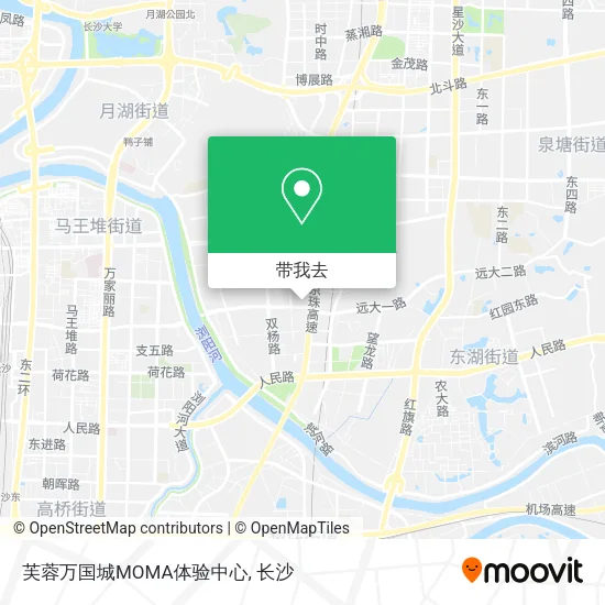 芙蓉万国城MOMA体验中心地图