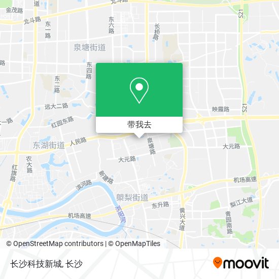长沙科技新城地图