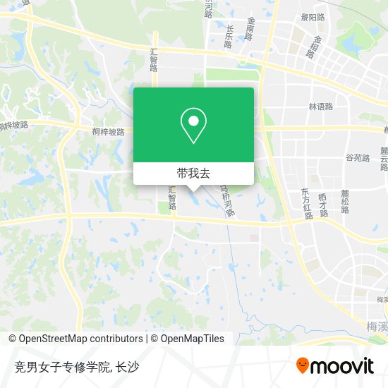 竞男女子专修学院地图