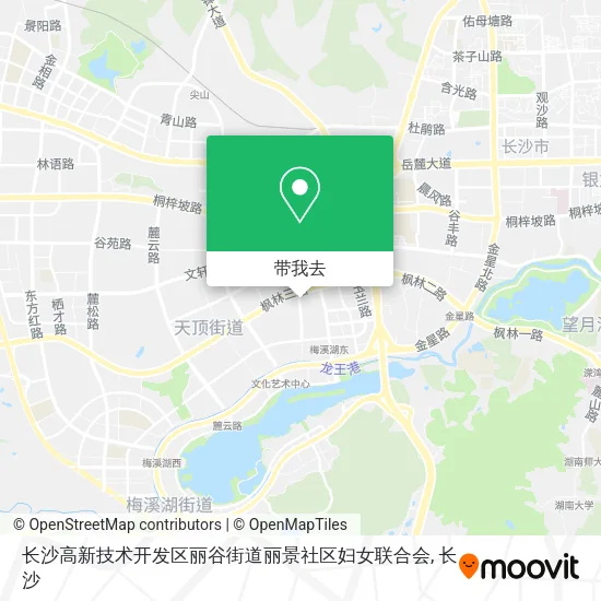 长沙高新技术开发区丽谷街道丽景社区妇女联合会地图