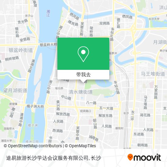 途易旅游长沙学达会议服务有限公司地图