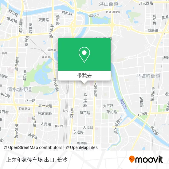 上东印象停车场-出口地图