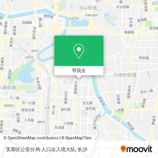 芙蓉区公安分局-人口出入境大队地图