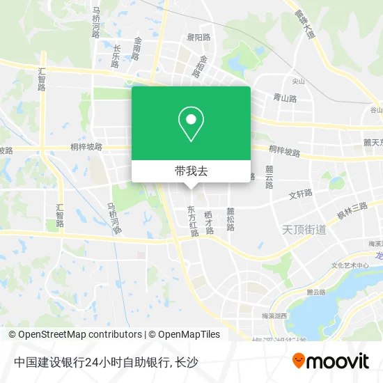 中国建设银行24小时自助银行地图