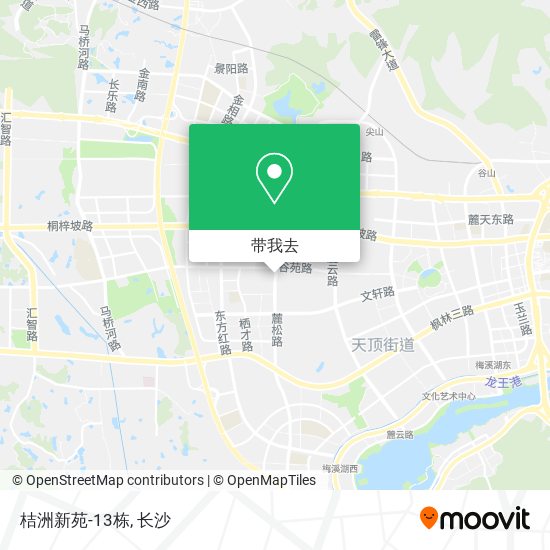 桔洲新苑-13栋地图