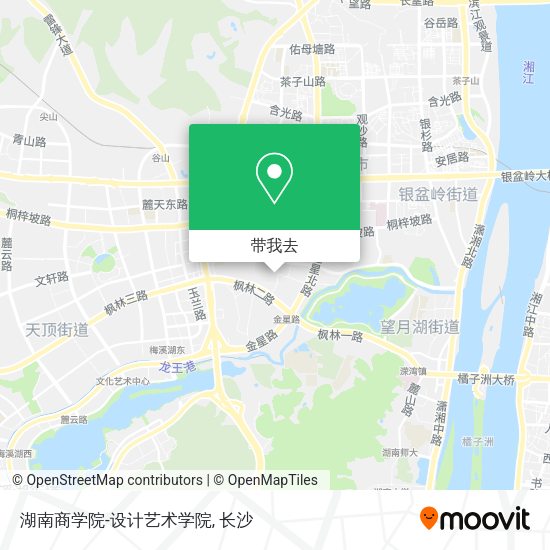 湖南商学院-设计艺术学院地图