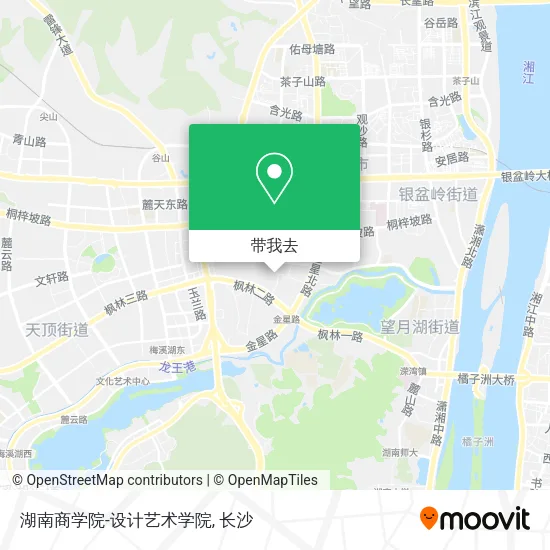 湖南商学院-设计艺术学院地图