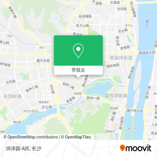 润泽园-A区地图
