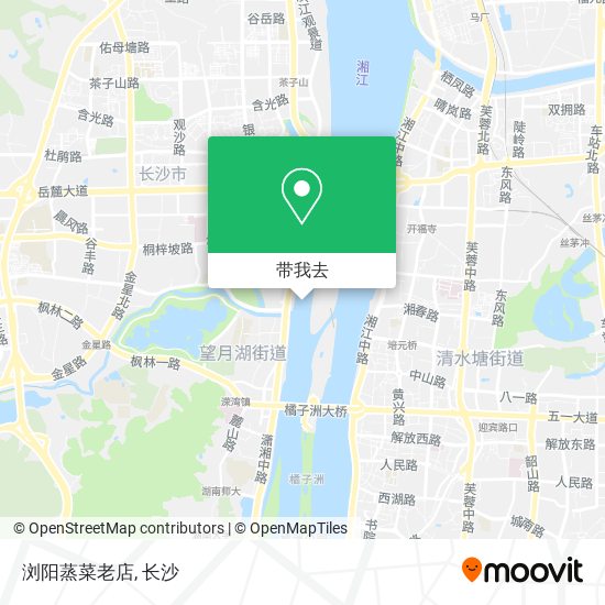 浏阳蒸菜老店地图
