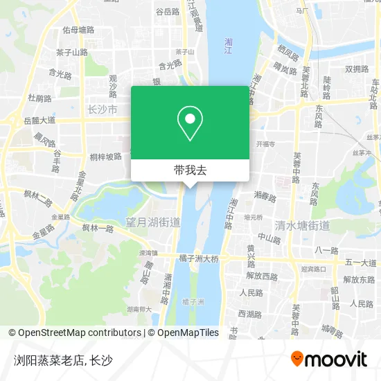 浏阳蒸菜老店地图
