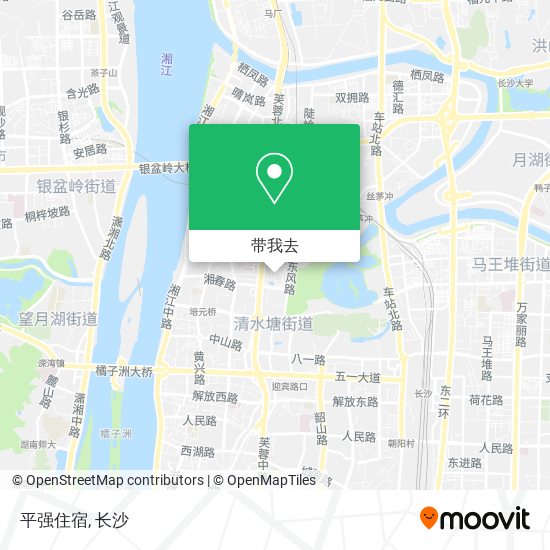 平强住宿地图