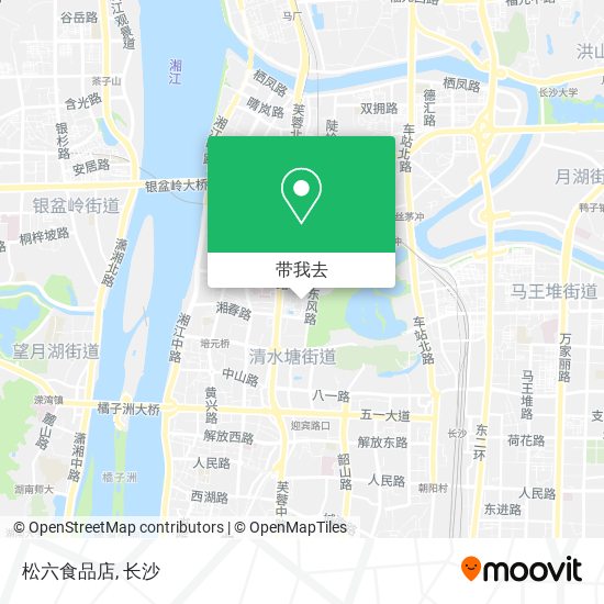 松六食品店地图