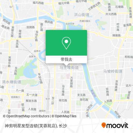 神剪明星发型连锁(芙蓉苑店)地图