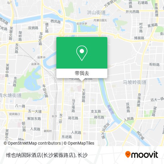 维也纳国际酒店(长沙紫薇路店)地图