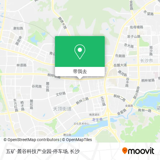 五矿·麓谷科技产业园-停车场地图