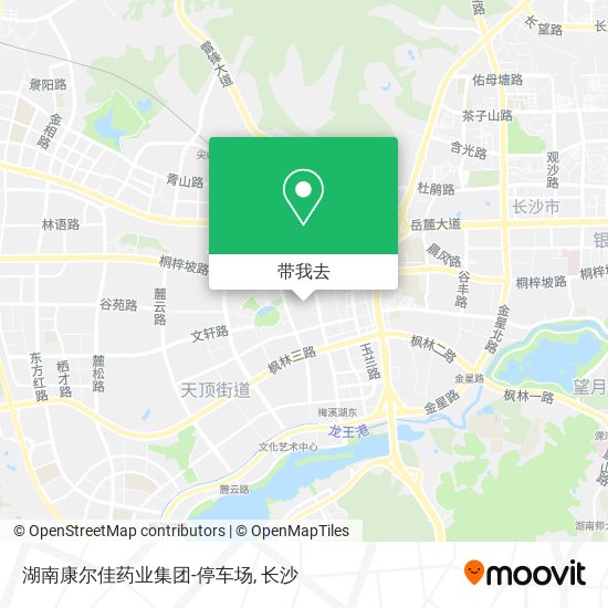 湖南康尔佳药业集团-停车场地图