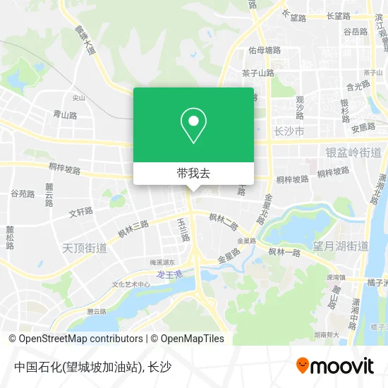 中国石化(望城坡加油站)地图