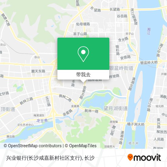 兴业银行(长沙咸嘉新村社区支行)地图
