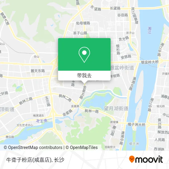 牛聋子粉店(咸嘉店)地图
