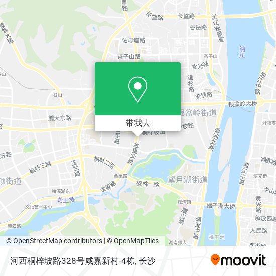 河西桐梓坡路328号咸嘉新村-4栋地图
