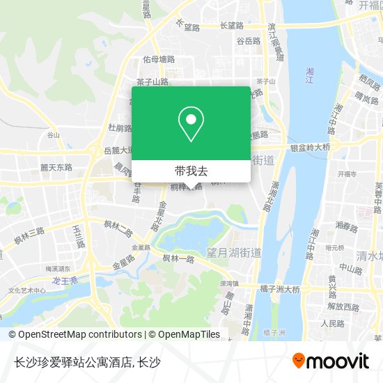长沙珍爱驿站公寓酒店地图