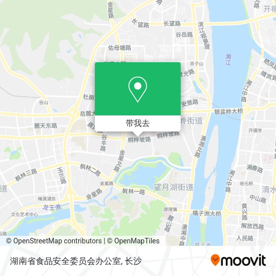湖南省食品安全委员会办公室地图