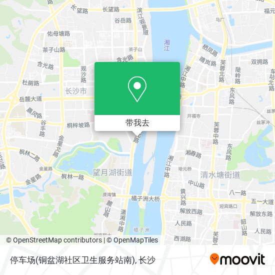 停车场(铜盆湖社区卫生服务站南)地图