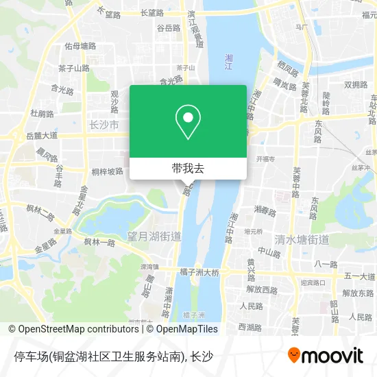 停车场(铜盆湖社区卫生服务站南)地图