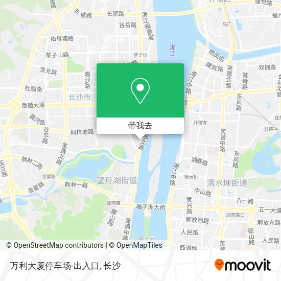 万利大厦停车场-出入口地图