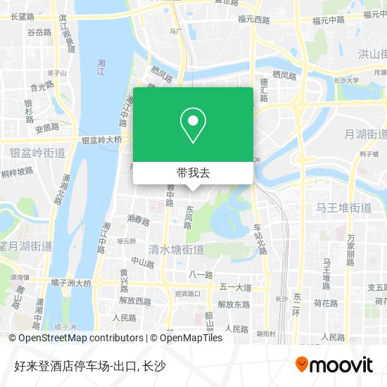 好来登酒店停车场-出口地图