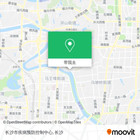 长沙市疾病预防控制中心地图