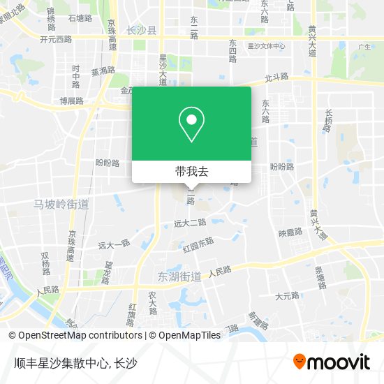 顺丰星沙集散中心地图