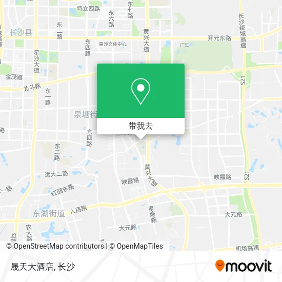 晟天大酒店地图