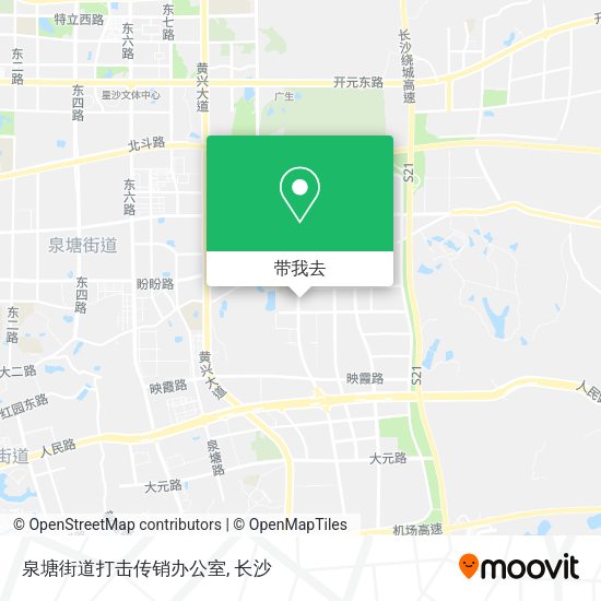 泉塘街道打击传销办公室地图