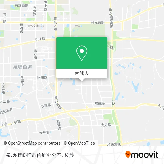泉塘街道打击传销办公室地图