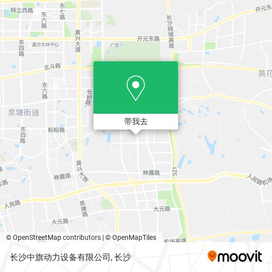 长沙中旗动力设备有限公司地图