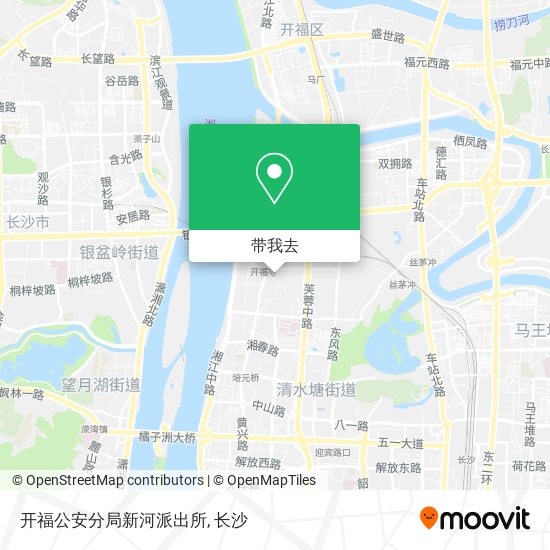 开福公安分局新河派出所地图