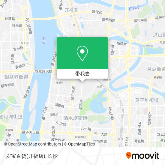 岁宝百货(开福店)地图