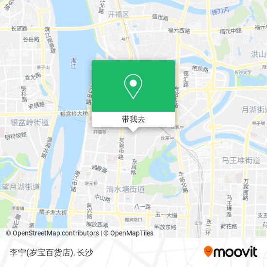 李宁(岁宝百货店)地图