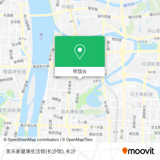 美乐家健康生活馆(长沙馆)地图