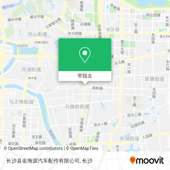 长沙县金海源汽车配件有限公司地图