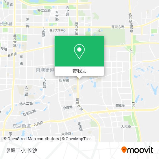 泉塘二小地图