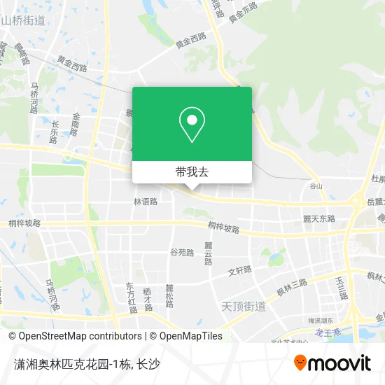潇湘奥林匹克花园-1栋地图