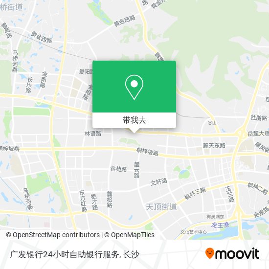 广发银行24小时自助银行服务地图