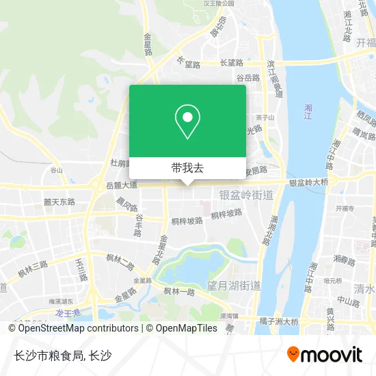 长沙市粮食局地图